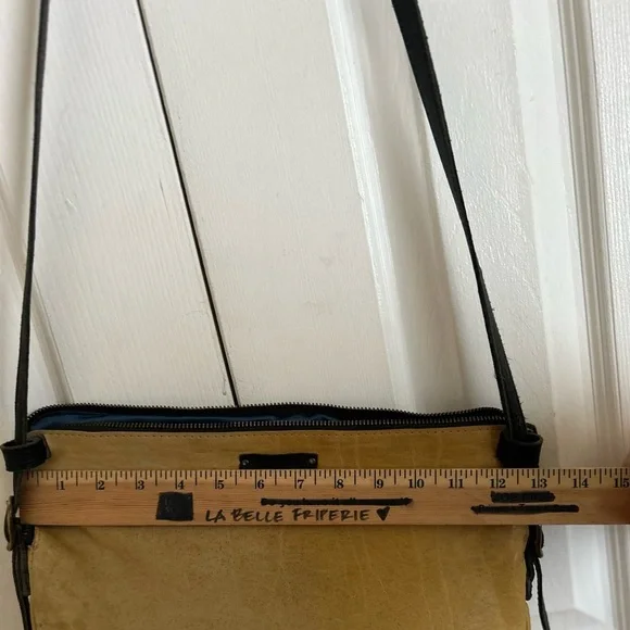 Genuine leather / fur trim crossbody - Picture 9 of 11